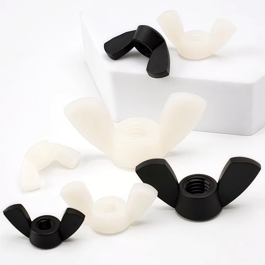 LDQUO ERICS Nylon Flügelmuttern Set, Handfest anziehbare Kunststoff Daumenmuttern in Schwarz, Weiß oder Multicolour, M3 bis M12 - Bild 3