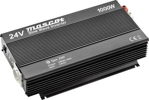 Mascot Battery Wechselrichter 2287 1000W 24 V/DC - 230 V/AC in Schwarz - Bild 1