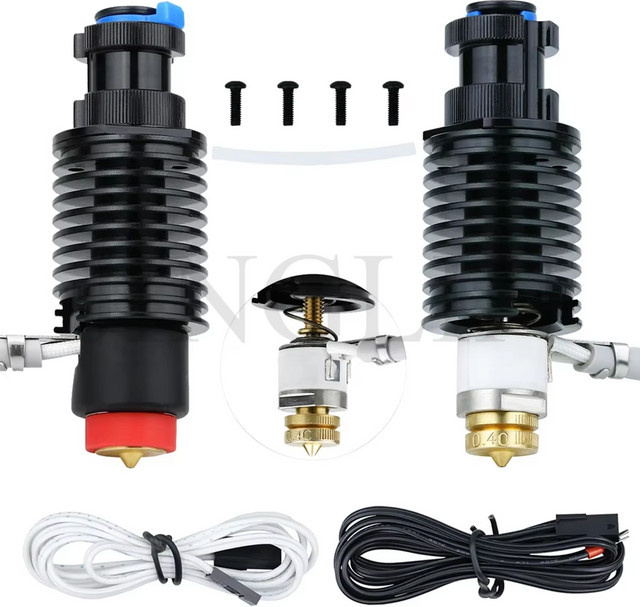 E3D Revo Hotend Kit V6 für Ender 3 3D-Drucker mit Kühlkörper, Messingdüse, Keramik-Heizkern und 104Nt Thermistor - Bild 1