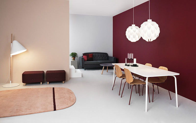 Normann Copenhagen Norm 12 Pendelleuchte in Weiß mit blütenförmigem Design - Bild 2