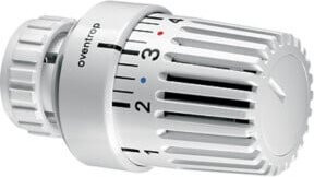 Oventrop Thermostat Uni LD 7-28 GC in Weiß mit m 0-Stellung und Memoscheibe - Bild 1