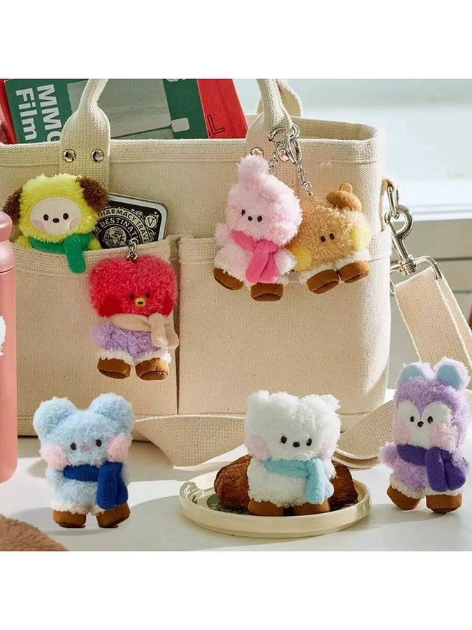 LINE FRIENDS BT21 Mini-Schal Schneestiefel, Schlüsselanhänger - Bild 2