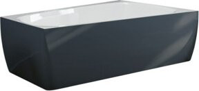 Hoesch Badewanne iSENSI Trapez asymmetrisch in Weiß, freistehend, rechts, B/T: 180 x 120 cm - Bild 1
