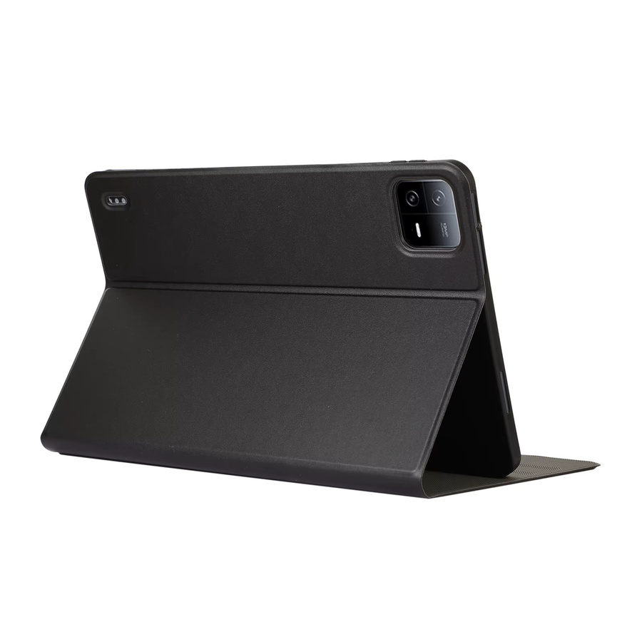 Xiaomi Pad 6 Silikon Flip Case mit Standfunktion und Auto Wake up/Sleep in Blau und Schwarz - Bild 3