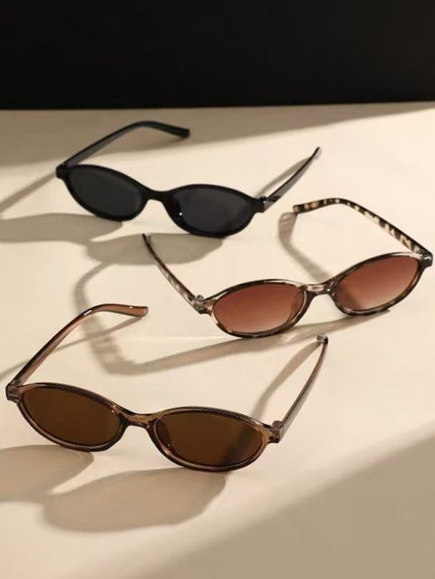 CAIPAI Korrektionsbrille, oval, Vollrand, Kunststoff, multicolour - Bild 1