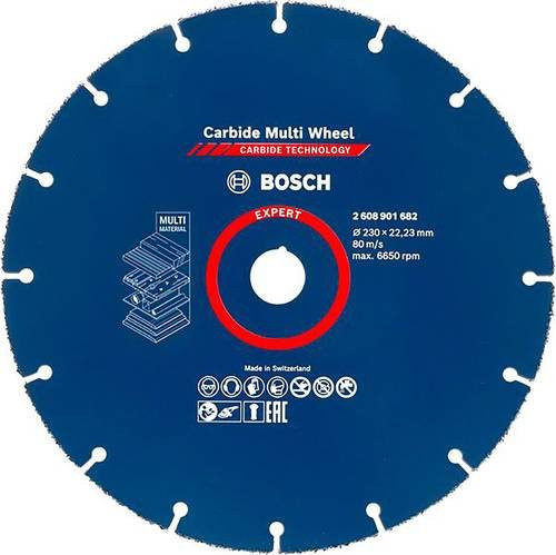 Bosch EXPERT Carbide Multi Wheel Trennscheibe Durchmesser: 230 mm, Bohrung: 22,23 mm - Bild 1