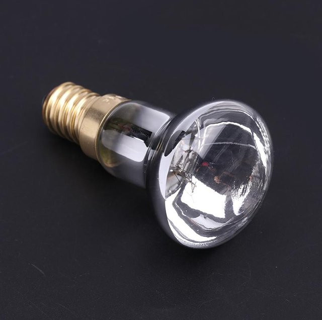Ersatz Glühbirne für Lavalampe mit E14 Schraubsockel, 30W, 230V, R39 Reflektor Spot in Klar/Transparent - Bild 1
