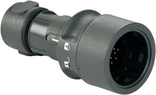 Bulgin PXP6010/03S/ST Rundstecker Kupplung gerade in Schwarz mit 3 Polen - Bild 1
