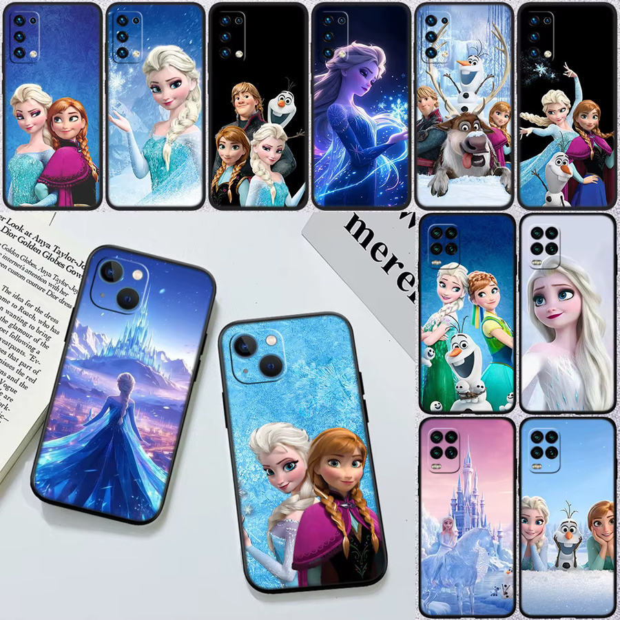 HEROCROSS Handyhülle Disney Frozen Olaf Elsa Anna für Samsung Galaxy S20 S21 S22 Ultra FE Plus A21S A22 A24 A25 A26 A30 A30S A31 in Multicolour - Bild 2