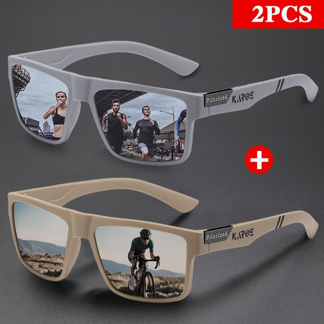 KAROS Sportsonnenbrille, quadratisch, Vollrand, Kunststoff, Unisex, polarisiert - Bild 1