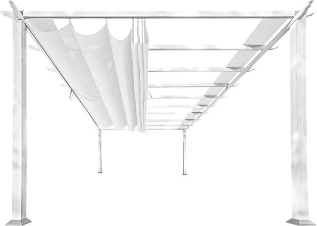 Paragon Aluminium Pergola Florida Pavillon in Weiß B/T: 350 x 350 cm - Bild 1