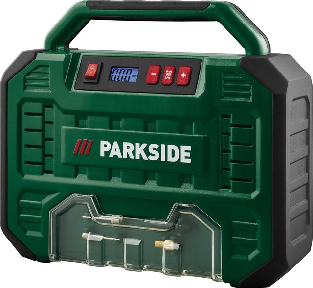 Parkside Kompressor PMK 150 A1 mit digitaler Anzeige in Grün - Bild 1