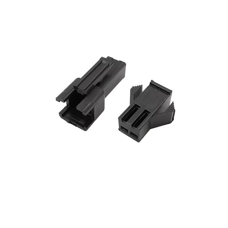 JST SM 2 Pin Anschluss-Set mit 2,54mm Pitch, Männlich und Weiblich, Schwarz, 10 Sets - Bild 2