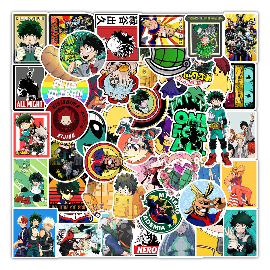 Bandai My Hero Academia Deku Aufkleber, Bunt / Mehrfarbig - Bild 2