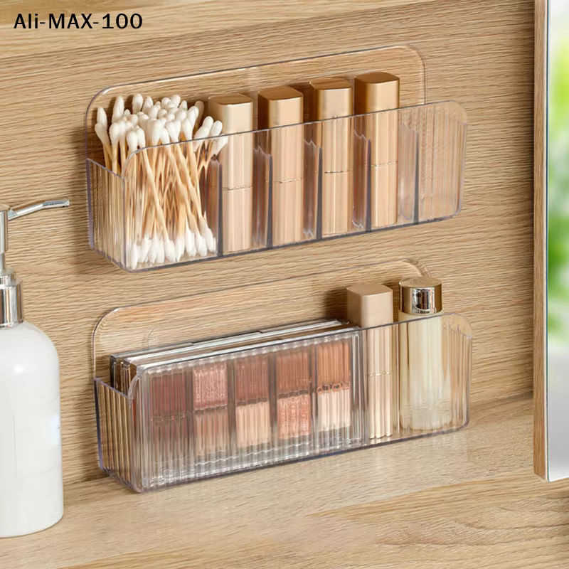 Hoeaden Spiegelschrank-Aufbewahrungsbox für das Badezimmer, transparente Wandmontage ohne Bohren mit Trennwänden und internen Regalen - Bild 3