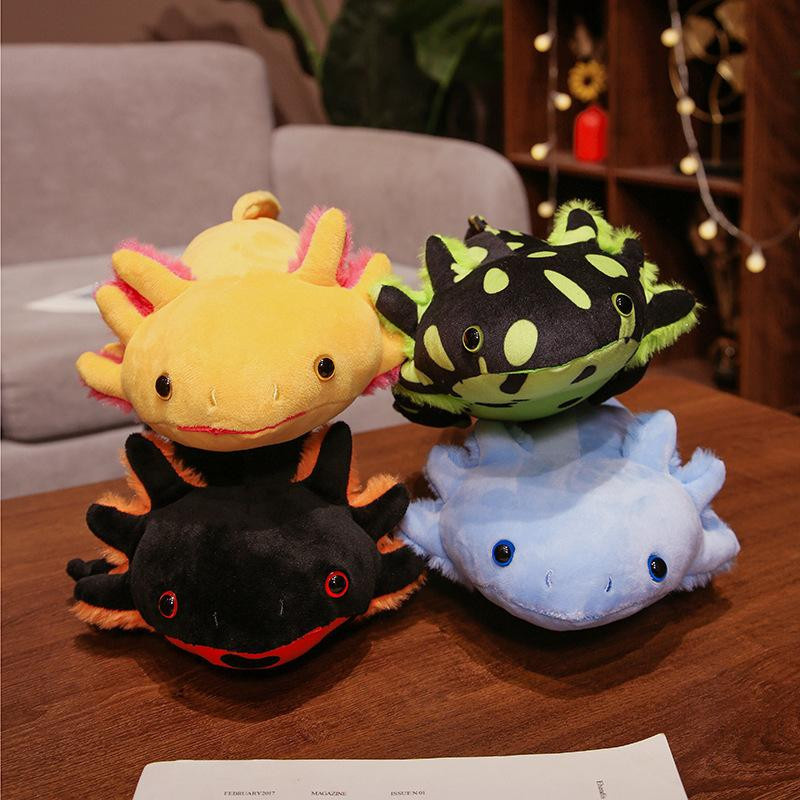 GDzaccly Salamander Dinosaurier Plüschtier Puppe Anhänger Bunt - Bild 3