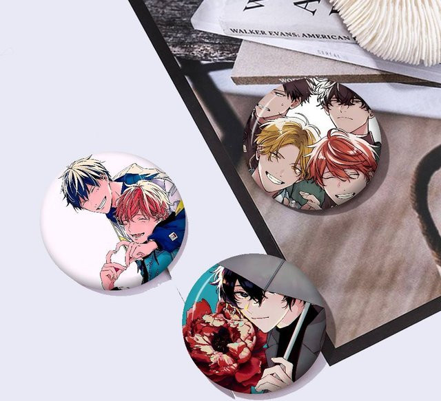 ONE PIECE Anstecknadel Weißblech, Tiermotive, Broschen - Bild 1