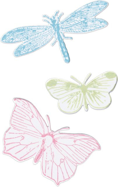 Sizzix Framelits Die Set Engraved Wings Stempel Set 3er Pack - Bild 1