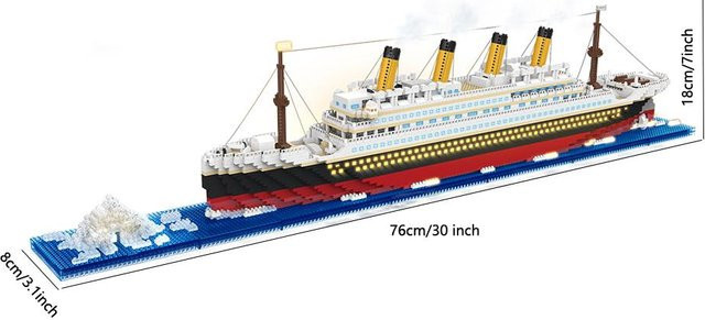 Linyi toy Titanic Bausatz, Kreuzfahrt Schiff, ab 14 Jahren - Bild 1