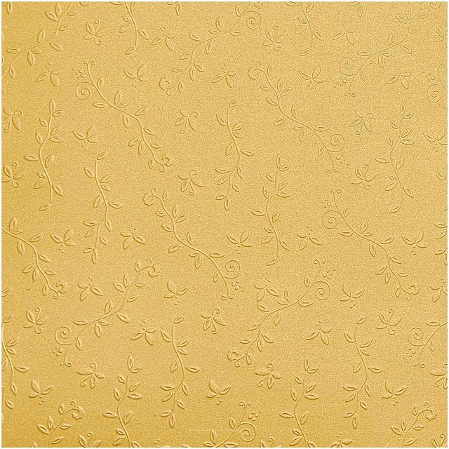 folia Prägekarton Ornament Gold B/H: 50 x 70 cm, 220 g/m² - Bild 1