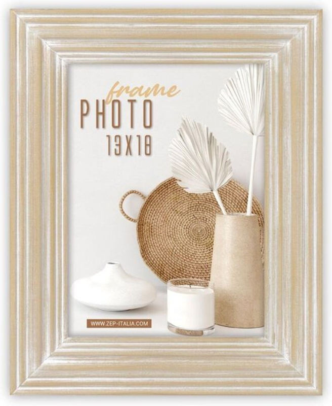 Zep Orly Natural Holzrahmen Portrait in Braun und Beige, B/H: 13 x 18 cm - Bild 1