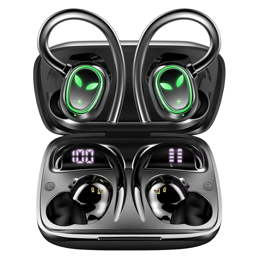 Btootos In-Ear Bluetooth 5.3 Kopfhörer mit Mikrofon, IP7 wasserdicht, 50 Stunden Wiedergabe, Schwarz - Bild 6