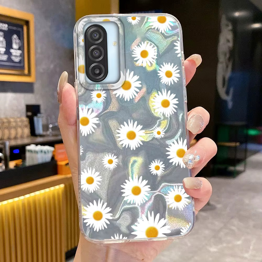 Luxus Handyhülle mit Gänseblümchen-Sommer-Design für Samsung Galaxy A56 A55 A16 A57 A07 A17 A26 A54 A15 A13 A36 A25 A35 A14 A12 in Multicolour - Bild 3