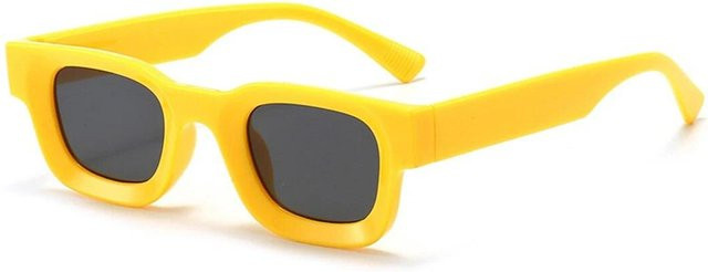 Binchi Outdoor Equipment Sonnenbrille, rechteckig, Kunststoff, gelb, Unisex - Bild 1