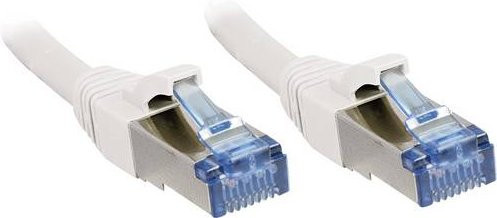 LINDY RJ45 Patchkabel CAT 6a S/FTP Ethernet LAN Kabel Weiß, Länge: 1,50 m - Bild 1