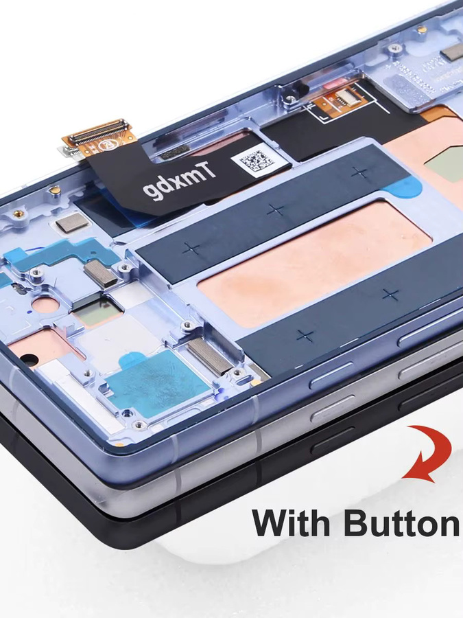 AMOLED Display Ersatz für Google Pixel 7A mit Touchscreen Digitizer Montage in Schwarz - Bild 4