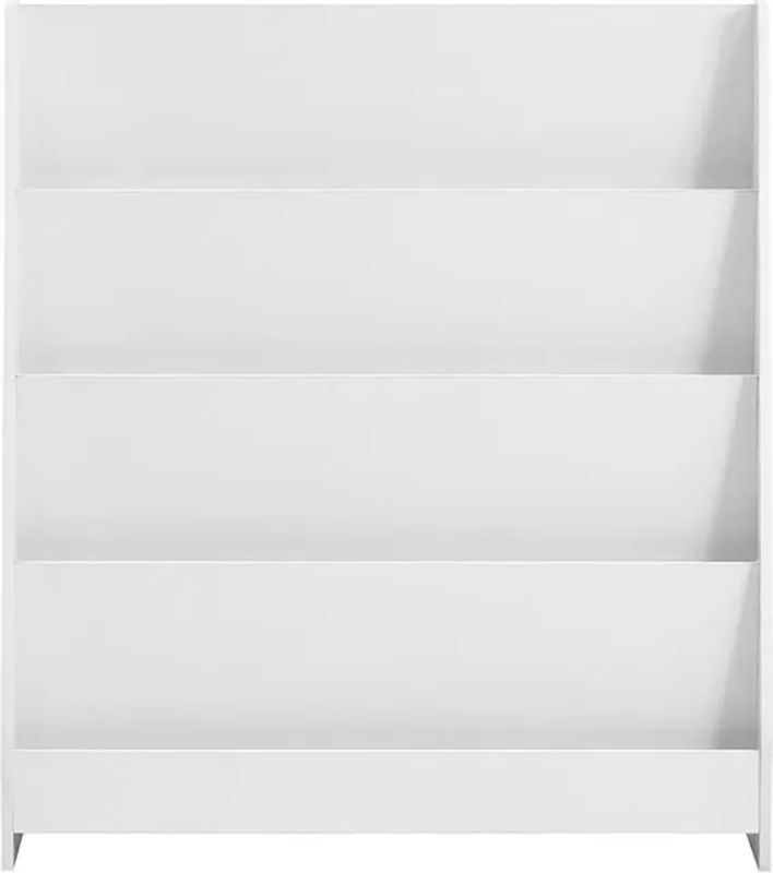 SoBuy Kinder Bücherregal KMB32 mit 4 Ablagefächern in Weiß und Beige - Bild 7