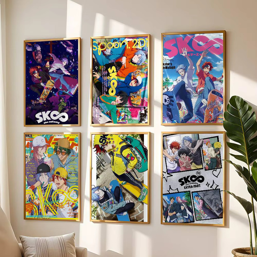 Anime SK8 die Unendlichkeit Wandbild Selbstklebender Wasserdichter Poster Aufkleber in Mehrfarbig - Bild 4