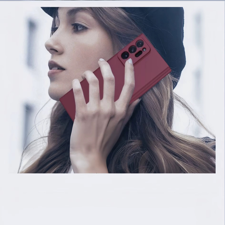 Stoßfeste Silikon Handyhülle für Samsung Galaxy Note 20 Ultra, Note 20 und Note 10+ in Rot - Bild 2