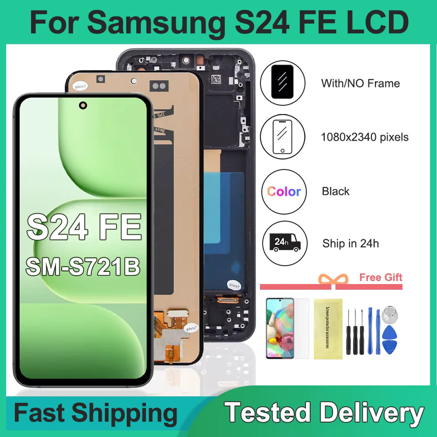 Samsung S24 FE LCD-Display Ersatz mit TFT-Qualität und Touchscreen in Schwarz für SM-S721U S721B S721B/DS - Bild 2