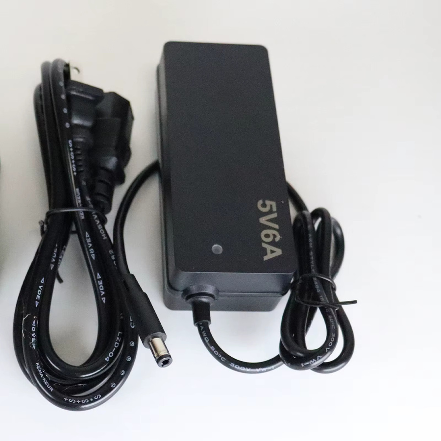 Lucky Miner Netzteil und Stecker für Bitaxe Gamma 601/602 SHA256 ASIC Bitcoin Miner, Schwarz, 5V 6A/5V 8A - Bild 1