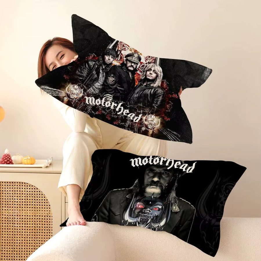 M-Motorhead Kissenbezug Heavy-Metal-Design aus Polyester in Schwarz, rechteckig - Bild 6
