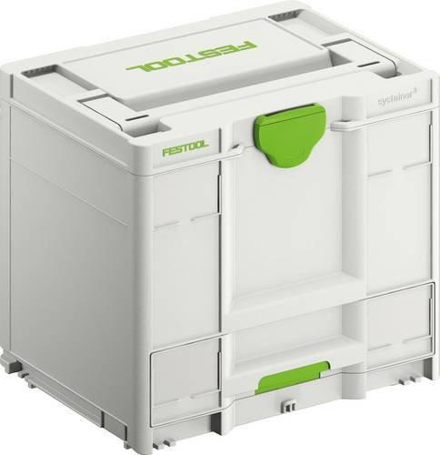 Festool SYS3-COMBI M 337 577767 Transportkiste in Weiß, B/T/H: 39,6 x 29,6 x 33,0 cm - Bild 1