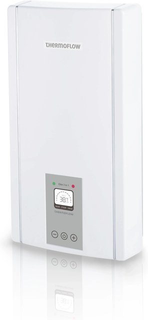 Thermoflow vollelektronischer Durchlauferhitzer Elex 3-in-1 in Weiß, B/H/T: 25,5 x 47,2 x 11,5 cm, 18 kW - Bild 1