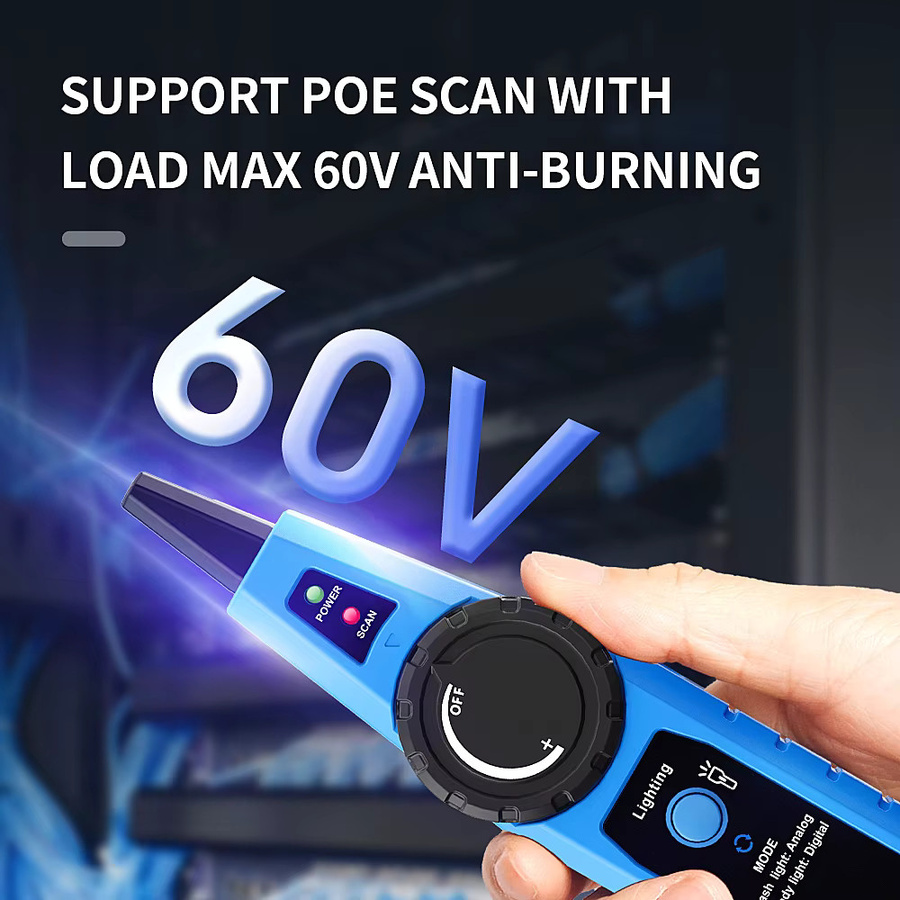 NOYAFA NF-B509 Multimeter und Ethernet-Kabeltester mit POE-Funktion und NCV in Blau - Bild 3