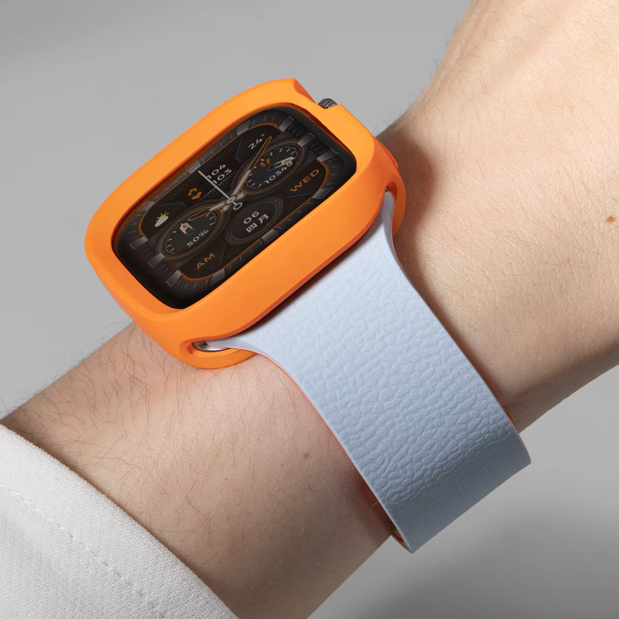 CHIICSMART Uhrenarmband und Schutzhülle, Silikon, Bunt, Unisex - Bild 2
