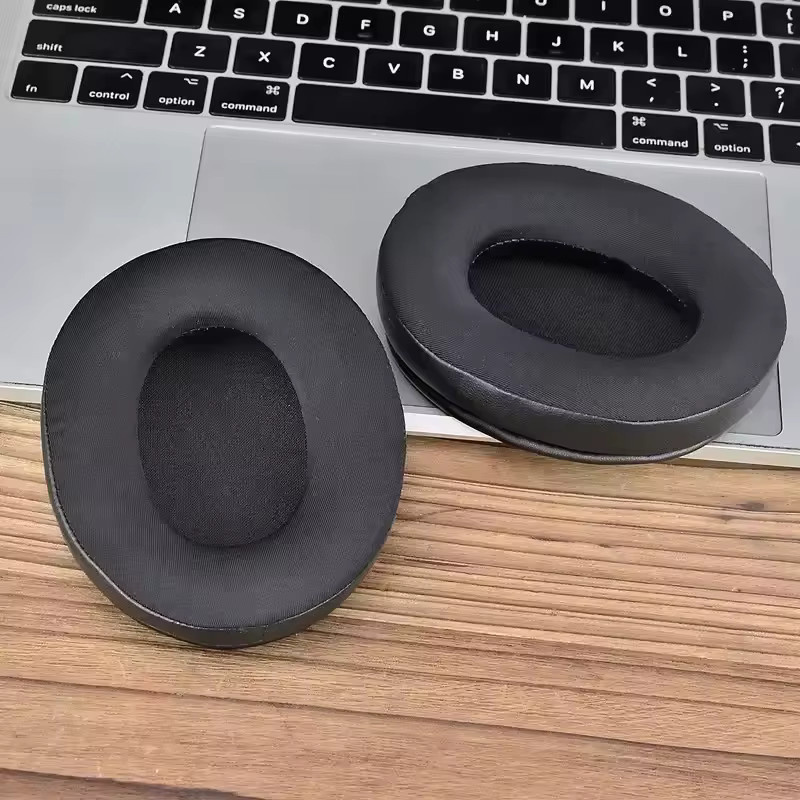 Trig Rain Kühlgel-Ersatz-Ohrpolster in Schwarz für Audio-Technica ATH M50X/M40X und HyperX Cloud/Alpha, Memory Foam Over-Ear Kopfhörer-Polster, 2 Stück - Bild 4