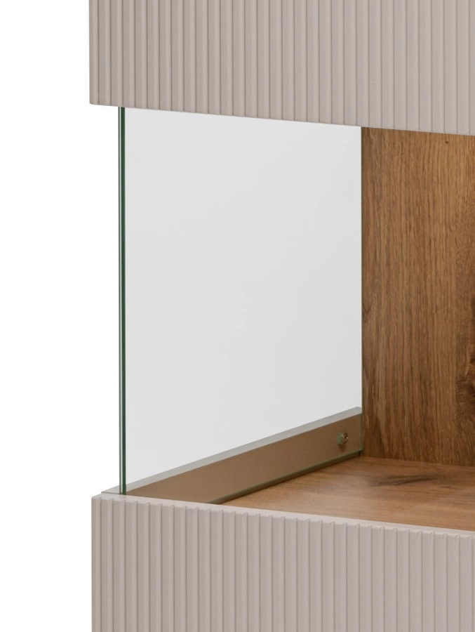 Sideboard Cathlyn in Viking Eiche und Kaschmir mit integrierter LED, Breite: 160 cm - Bild 2