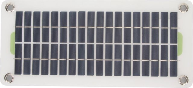 Tragbares 30W Solarpanel 12V mit USB-Anschlüssen, wasserdichtes polykristallines Solarladegerät-Kit für Auto und Van, grau - Bild 1