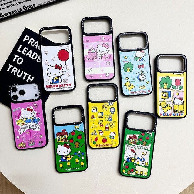 Sanrio Hello Kitty und My Melody MagSafe Handyhülle für iPhone 17 16 15 14 Pro Max 13 stoßfeste Schutzhülle - Bild 1