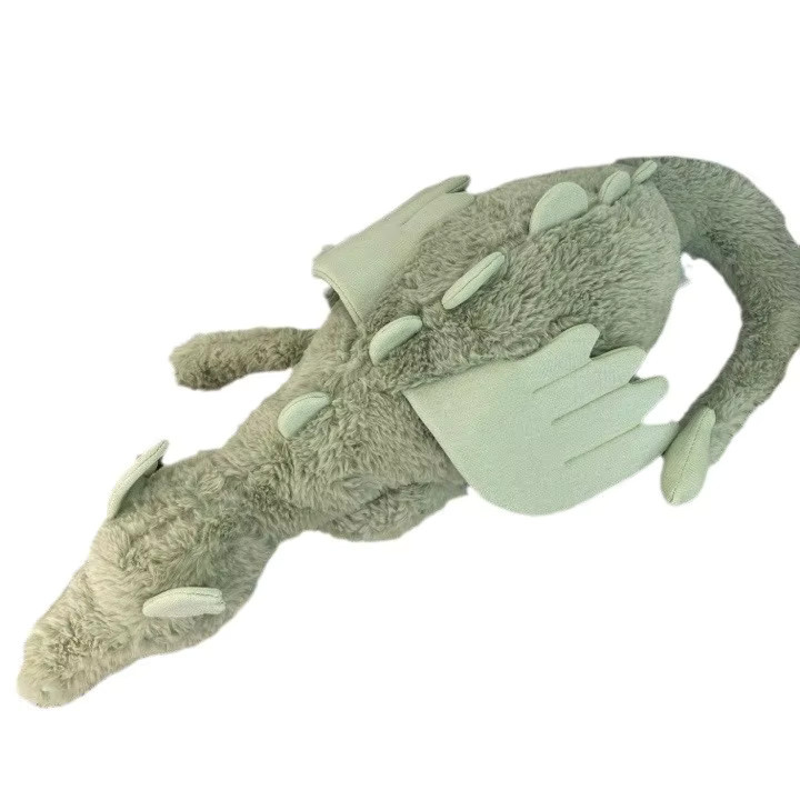 XUYUAN Dexter Grüner Drache Dekofigur in Grün als weiches Kawaii-Ornament für die Tischdekoration - Bild 4