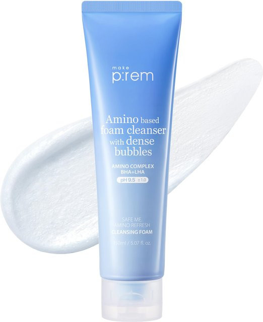 Make Prem Safe Me Amino Refresh Reinigungsschaum, 150 ml, Empfindliche Haut - Bild 1