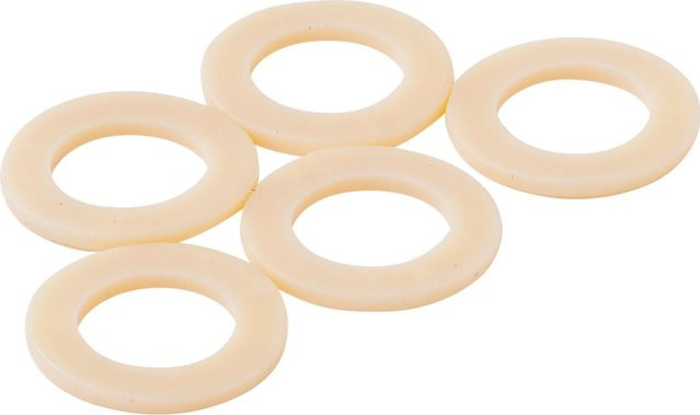 KÖRO TPE-Ring für 1/2 Zoll Überwurfmutter, Farbe: Weiß, B/T/H: 11 x 18 x 1,5 mm, 5 Stück - Bild 1