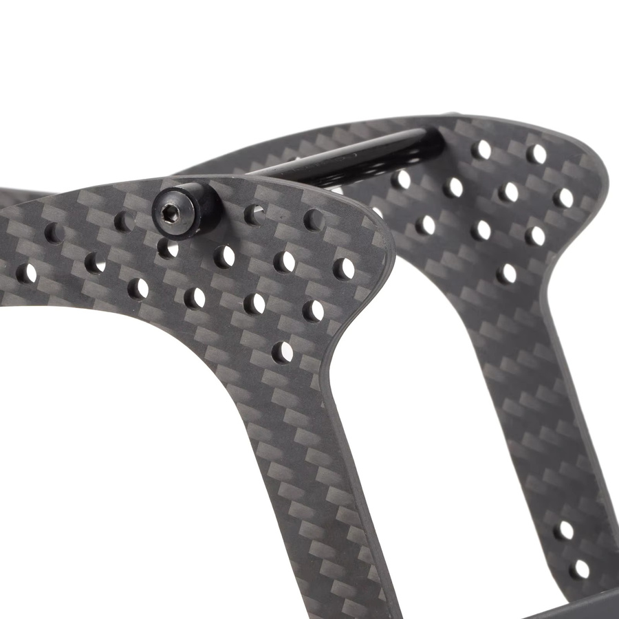 Crawl Dragon Hi-Low Cheater LCG Chassis Kit und Link Set, Kohlefaser, Maßstab 1:10 - Bild 3