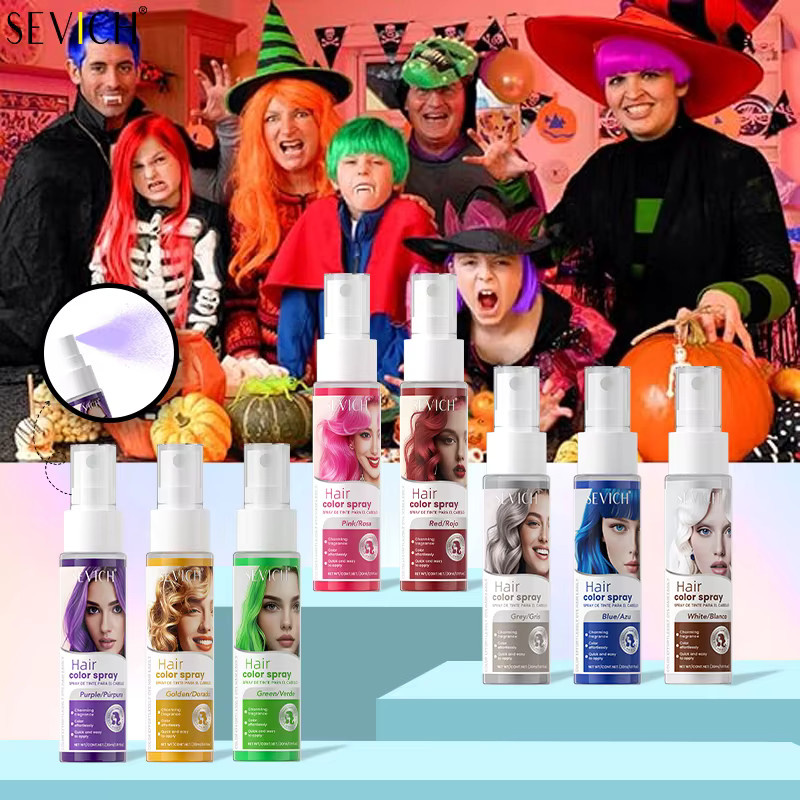 Sevich Temporäres Haarspray, Lila Grün, Unisex - Bild 2