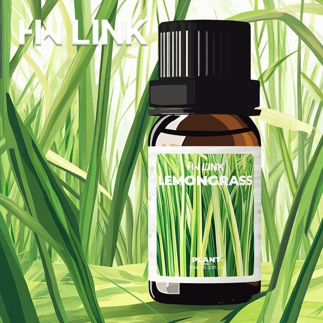 HWLINK Ätherisches Zitronengrasöl und Citronella Öl für die Aromatherapie, 10 ml - Bild 1